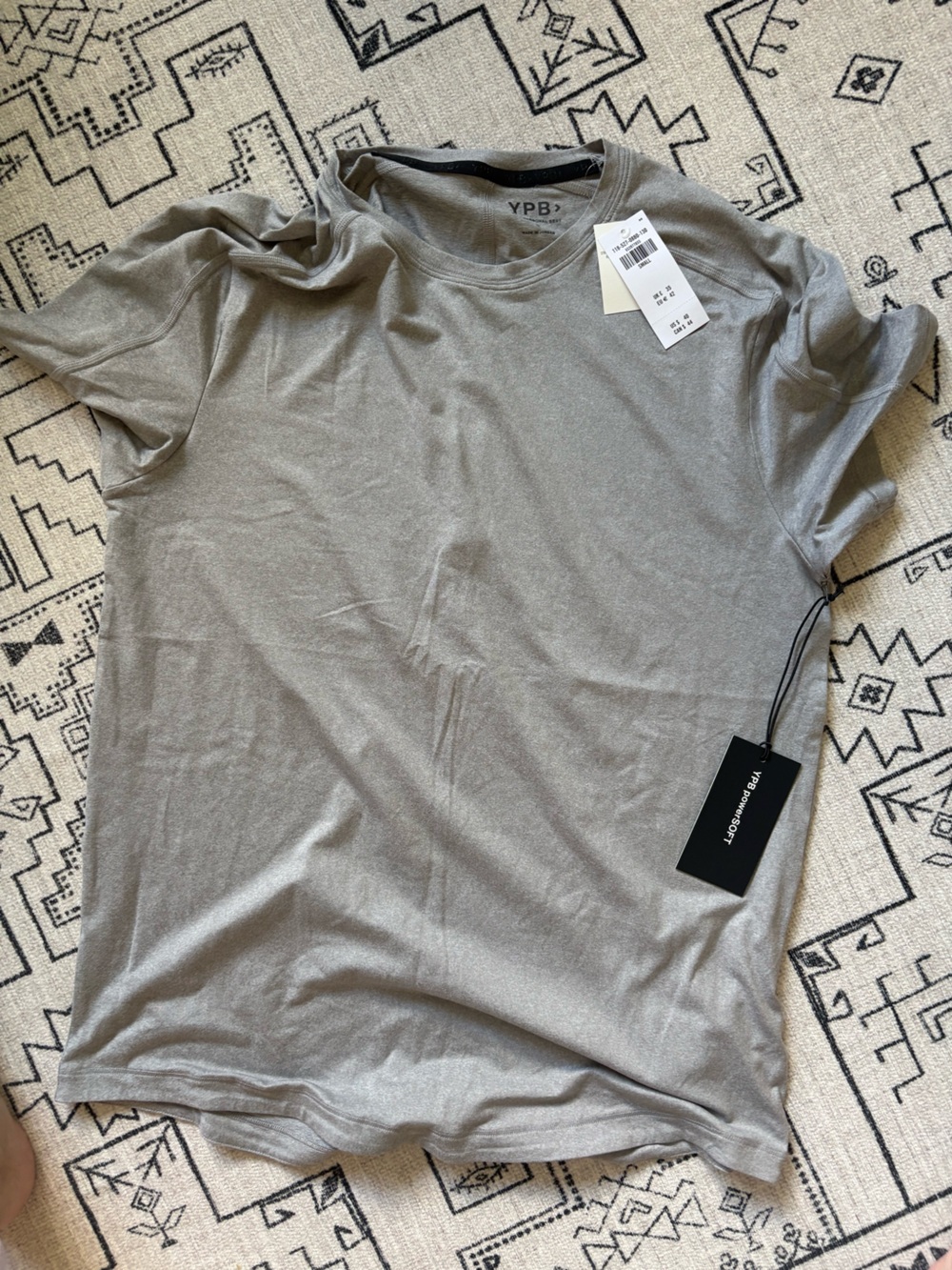 Abercrombie & Fitch Light Gray Short-Sleeve Tee